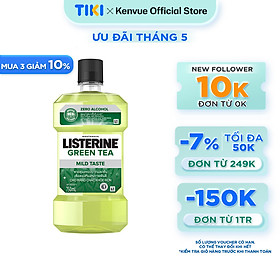 Nước Súc Miệng Trà Xanh Listerine Natural Green Tea (750ml)