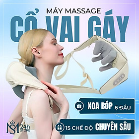 Máy massage cổ vai gáy chuyên sâu,máy massage cổ mô phỏng kỹ thuật massage số 8 giúp giảm đau nhức mỏi, trị liệu,xoa bóp