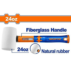 Mua BÚA CAO SU TRẮNG 24OZ WHM7308 WADFOW - HÀNG CHÍNH HÃNG