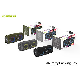 Mua Loa bluetooth di động Hopestar A6 Party - Loa siêu bass  màng rung cộng hưởng - Công suất 40W  chống nước chuẩn IPX6 - Tính năng TWS (True Wireless Stereo) - Đầy đủ kết nối Bluetooth  AUX  USB - Đèn led sống động - Giao màu ngẫu nhiên - Hàng nhập khẩu