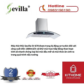 Mua Máy Hút Mùi Sevilla SV-670 - Hàng Chính Hãng