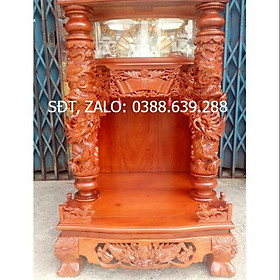 Mua Bàn Thờ Thần Tài Ông Địa VIP gỗ Căm Xe 100%