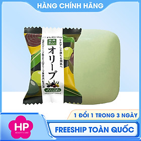 Xà Phòng Tắm Từ Olive Giúp Dưỡng Mịn Da Pelican Olive Leaf Extract Soap 80 G