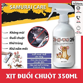 Chai Xịt Đuổi Chuột Samurai Care Hương Bạc Hà Đuổi Chuột Hiệu Quả Dùng Trong Nhà Và Ô Tô Không Chút Độc Hại Thân Thiện Môi Trường