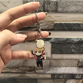 ( Mica trong acrylic ) Móc khóa ONE PUNCH MAN CÚ ĐẤM HỦY DIỆT quà tặng xinh xắn dễ thương in hình anime chibi