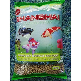 Thức ăn cho cá cảnh gói 500g Shanghai