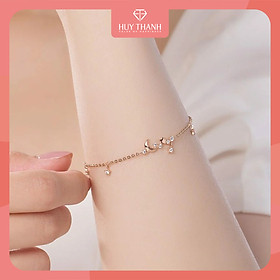 Lắc tay vàng 14k LPTB312 Huy Thanh Jewelry