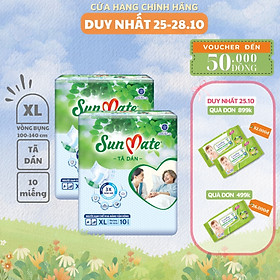 Combo 2 - Tã dán người lớn SunMate mới size M10/L10/XL10 - XL10