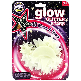 Đồ Chơi Mô Hình Phát Sáng Glow Glitter Stars - Brainstorm B8630