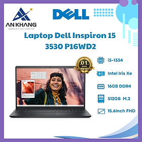Mua Laptop Dell Inspiron 3530 P16WD2 (i5 1334U/ 16GB/ 512GB SSD/ 15.6 inch FHD/ 120Hz/ Win 11/ Office/ Black/ 1Y) - Hàng Chính Hãng - Bảo Hành 12 Tháng
