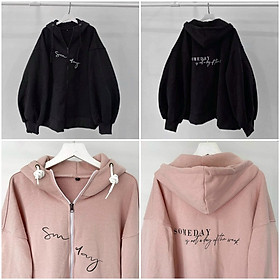 Áo Khoác Thun Nỉ Bông Tay Dài Chống Nắng Sunday Nam nữ Cặp HOT RẺ ĐẸP Áo Hoodie Unisex kiểu Hàn Quốc Rộng Couple Jackets [ẢNH THẬT]Ư - HIÊN LINH SHOP ÁO KHOÁC HOODIE NỈ BÔNG - M