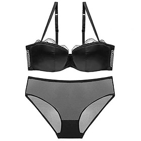  Bộ Đồ Lót Có Gọng Đệm Mỏng Vải Satin S125
