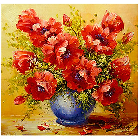 Bộ Tranh Đính Đá 5D DIY Hình BÌnh Hoa NAIYUE 30 x 30 cm