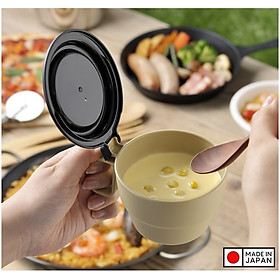 Mua Cốc súp có nắp đậy 300ML cao cấp màu Vàng nhạt Nội địa NHẬT BẢN