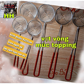 Mua Vợt múc chân trâu Topping chuôi đỏ