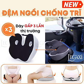 Đệm Mông Ngồi Chống Trĩ, Gối Lót Ghế Chống Đau Xương Cụt Thần Kinh Tọa Thâm Mông Mụn Mông Xe Hơi Legaxi