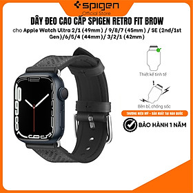 Dây Đeo Spigen Band Retro Fit cho Apple Watch Series (49mm/45mm/44mm/42mm) – Thiết kế tinh tế, hàng chính hãng