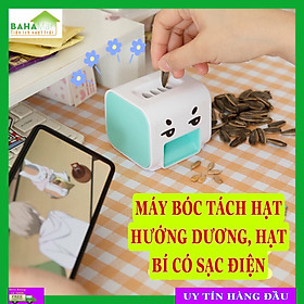 MÁY BÓC TÁCH HẠT HƯỚNG DƯƠNG, HẠT BÍ CÓ SẠC ĐIỆN 