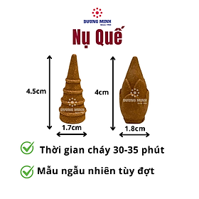 Nụ Trầm Dương Minh 100% thành phần tự nhiên nụ trầm, nụ quế, nụ bồ kết - nụ khói tỏa ngược hương nhang sạch an toàn cho sức khỏe