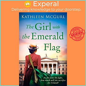 Sách - The Girl with the Emerald Flag by Kathleen McGurl (UK edition, paperback)