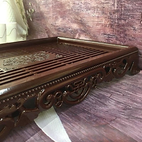 Mua khay trà giả gỗ cao cấp 2021 40x30x7cm