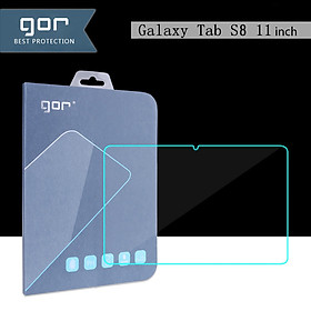Miếng dán màn hình kính cường lực GOR cho Samsung Galaxy Tab S8 / Galaxy Tab S8+ Plus / Galaxy Tab S8 Ultra - Hàng Chính Hãng