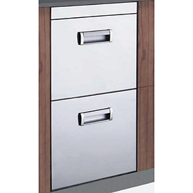 Thùng Gạo 2 Ngăn Kéo Mặt Gương Grob - Hàng Chính Hãng