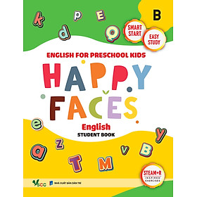 Sách Tiếng Anh mẫu giáo cho trẻ từ 4 đến 5 tuổi Happy Faces Level B