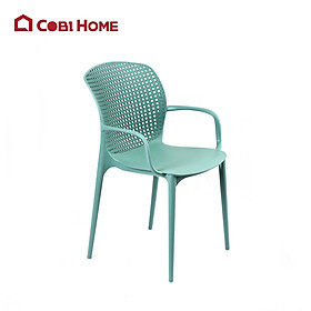 Mua Ghế nhựa đúc nguyên khối lưng tựa lỗ thoáng  có tay vịn