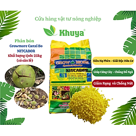 Cân lẻ 1kg Phân bón Growmore Canxi Bo NITCABOR Ngừa Thối và Nứt Trái