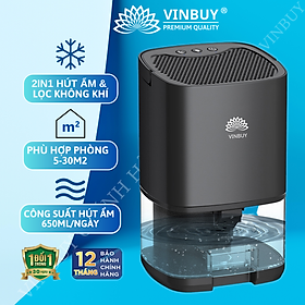 Mua Máy hút ẩm không khí  hút ẩm gia đình gia dụng hàng chính hãng VinBuy  tiện lợi cho phòng ngủ  tủ quần áo  giảm ẩm mốc  lọc không khí loại bỏ chất ô nhiễm  tiếng ồn thấp