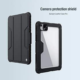 Bao da dành cho ipad Gen 10 Nillkin Bumper Leather Pro- Hàng chính hãng - Màu đen