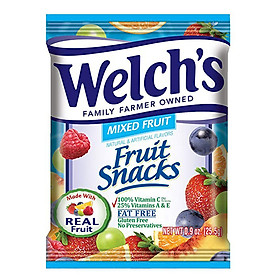 Kẹo Dẻo Trái Cây Welch S Welch s Mixed Fruit Fruit Snack 25.5g x 80 Gói