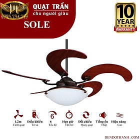 Mua Quạt trần MR VŨ sole quạt trần cho người giàu mẫu dấu cánh cụp xoè cao cấp QTD