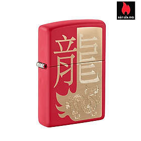 Hình ảnh Zippo 48769 – Zippo Year of the Dragon 2024 Red Matte