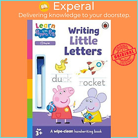 Sách - Learn with Peppa: Writing Little Letters : Wipe-Clean Activity Book by Peppa Pig (UK edition, paperback)
