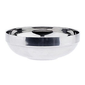 Stainless Steel Bowl For Cold Noodle Udon Ramen Rice Double Insulated Bowl S