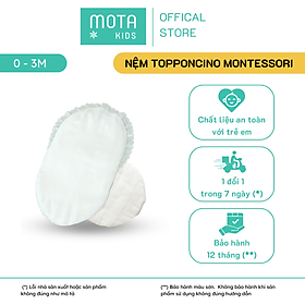 Nệm Topponcino cho bé từ 0-3 tháng Montessori Mota mang lại cảm giác an toàn cho bé ngay khi chào đời- Hàng chính hãng