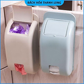 Mua Hộp đựng túi nilong  túi đựng rác dán tường Hộp rút túi nilong gắn tường tiện dụng (2755)