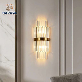 Đèn tường trang trí, đèn ốp tường pha lê HAPOVA SILLA PH1B
