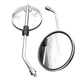 1 Pair Motorcycle Mirror Rear View Mirrors for Motorcycles  Scooter 8mm