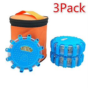 Đèn LED trên đường Đèn khẩn cấp Đèn pin cảnh báo bên đường Đèn chớp an toàn cho xe, Đèn nháy cảnh báo có nam châm và móc cho xe
