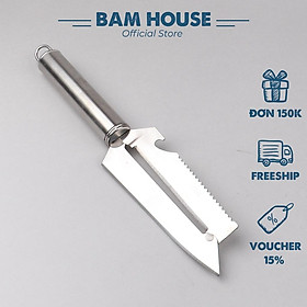 Dao bào đa năng inox Bam House lưỡi dài siêu bén cao cấp BLD04 - Gia dụng bếp