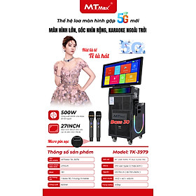 Mua Loa Màn Hình MTMAX TK3979 Bass30 Màn Hình 27inch Góc Nhìn 178 Độ Công suất 600W Hệ Thống 7 Loa  3 Đường Tiếng Đi Kèm Cặp Micro Kim Loại Sang Trọng Chống Hú Cao Cấp. HÀNG CHÍNH HÃNG