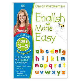 [Download Sách] Sách English Made Easy The Alphabet, Ages 3-5 (Preschool) 