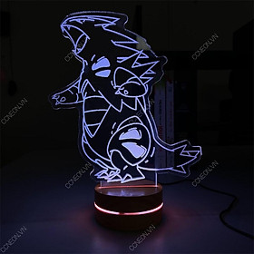 Mua Đèn Led 3D Pokemon- Đèn Led 16 Màu Hình Nhân Vật Hoạt Hình  Đèn Ngủ Led 3d  Cảm Ứng   Điều Khiển Từ Xa