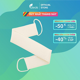 Mua  PHIÊN BẢN MỚI  Dây Tắm Xơ Mướp Cao Cấp ECODEALS 100% xơ mướp hữu cơ diệt khuẩn - Mềm mại  nhẹ nhàng tẩy da chết  ngừa mụn lưng  kỳ cọ và massage siêu đã - 1 cái KT 10 x 30 x 80 cm