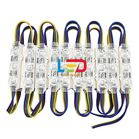 Mua Led hắt 3 bóng 7 màu  kích thước 6815  chip led 5050  loại chất lượng cao