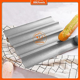 Khay Nướng Bánh Mì Pháp Baguette 4 Rãnh