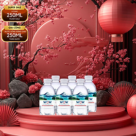 Lốc 6 Chai Nước tinh khiết WOW loại 250ml